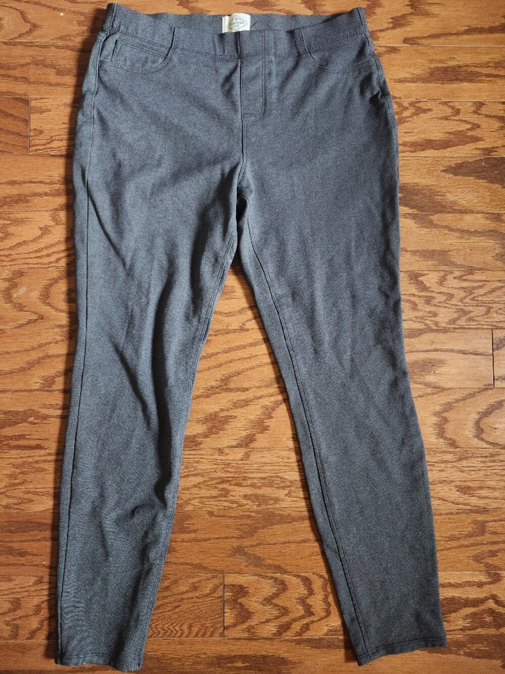 WOMENS BUSINESS CASUAL SEMI PROF ST JOHNS BAY PULL ON PANTS SKINNY SIZE M